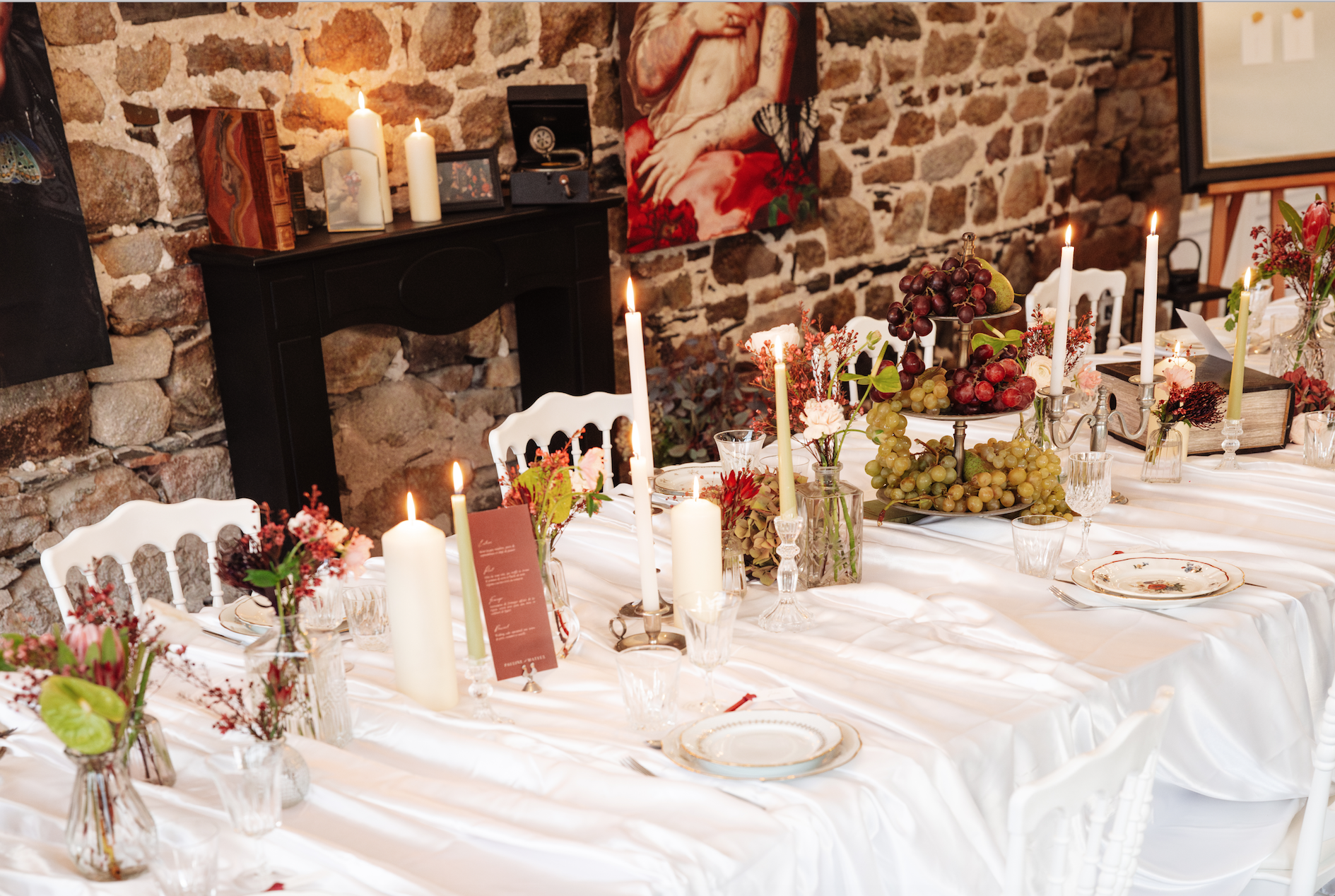 Assiettes plates dépareillées vintage – Image 3