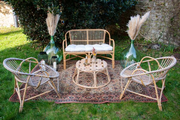 Fauteuil en rotin – Image 2
