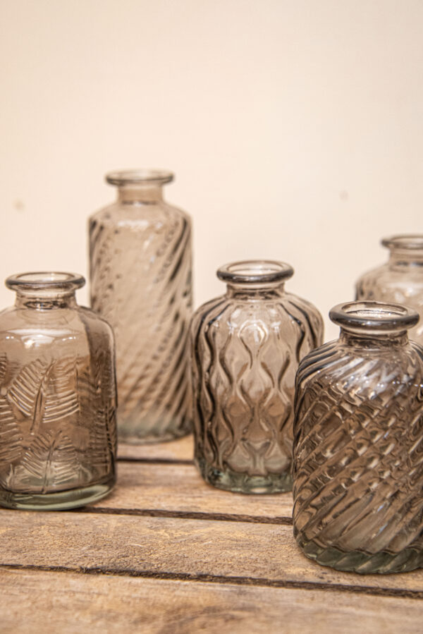 Vases en verre fumé – Image 3
