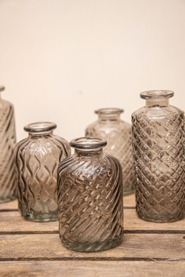 Vases en verre fumé – Image 2