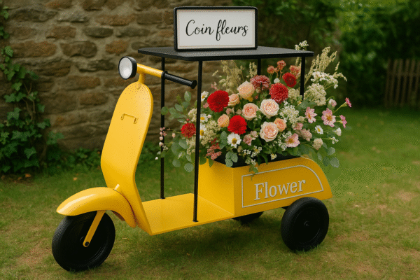 Scooter "flower" jaune – Image 6