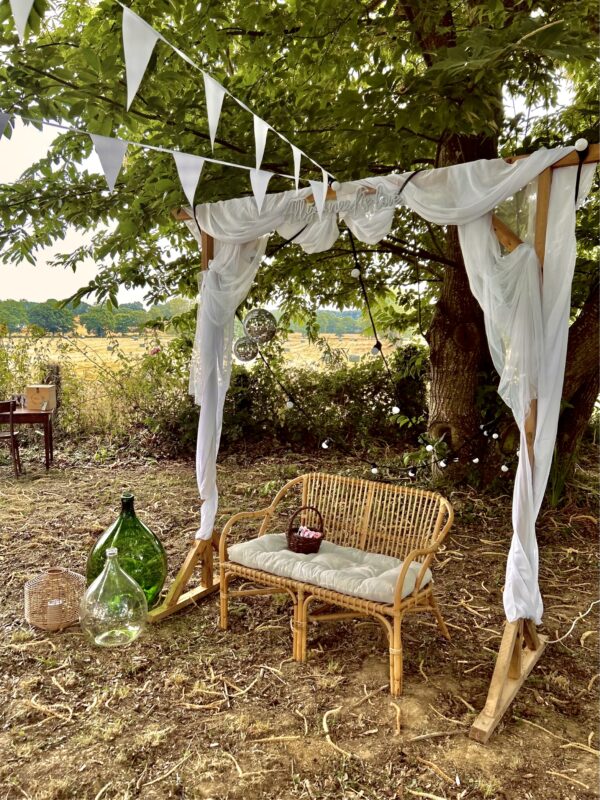 Canapé en rotin – Image 2