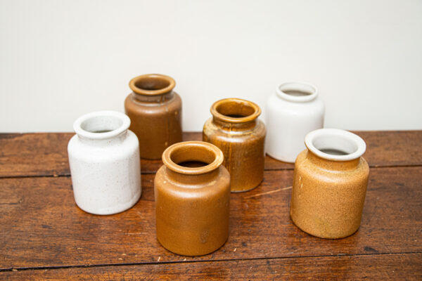 Pots en grès vintage