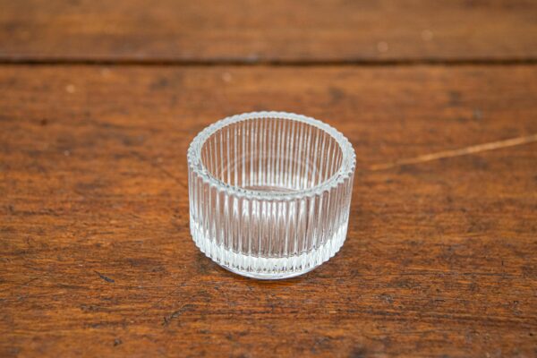 Photophores en verre strié