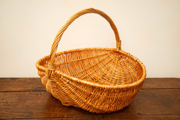Grand panier en osier