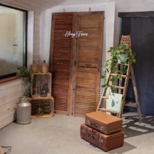 Persiennes anciennes en bois