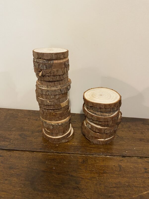 Petits rondins de bois ø 6,5 cm